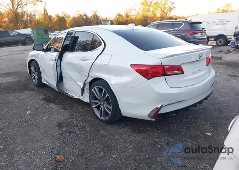 2020 Acura Tlx Tech Package из США, поврежденный, VIN 19UUB2F46LA002028